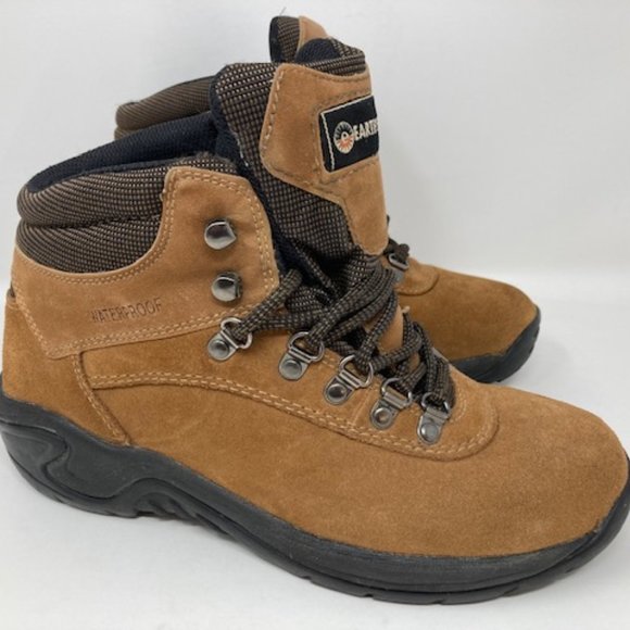 Earth Shoe Shoes - Earth Shoe Casa Waterproof Brown Suede Hiking Boot Size 8.5